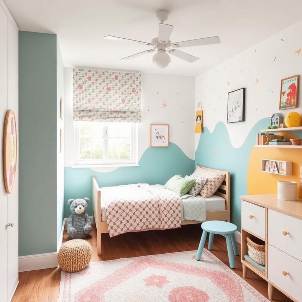 Kids bedroom interior